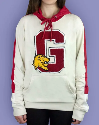 Vista 5 de Harry Potter Hogwarts Gryffindor G Patch Logo Premium Sudadera con capucha M, Negro, M