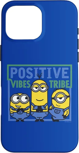 Vista 19 de Minions Carcasa Positive Vibes para iPhone 17