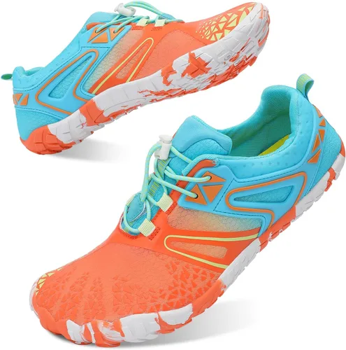 Vista 3 de Scurtain Unisex Mens Womens Athletic Hiking Water Shoes Quick Dry Barefoot Aqua Shoes Swim Shoes Beach Shoes with Drainage