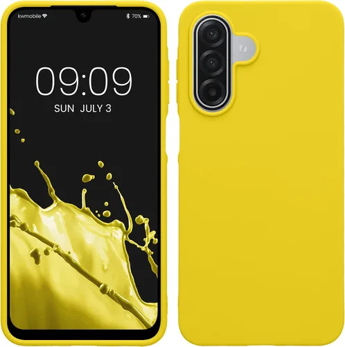 Vista 84 de kwmobile Funda compatible con Samsung Galaxy A12 - Funda protectora de silicona TPU suave y delgada - Azul Báltico Azul (Baltic Blue)