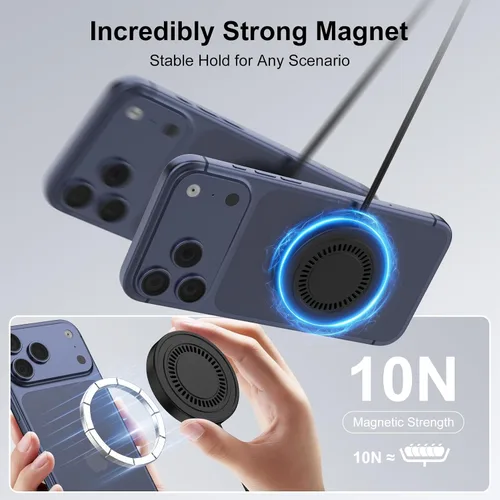 Vista 6 de Cargador inalámbrico magnético para iPhone 17e Mag-Safe, 2 unidades, cargador inalámbrico magnético de 15 W, almohadilla de carga rápida para iPhone