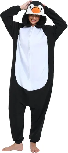 Vista 21 de BGOKTA Pijama de animal de Halloween para adultos, disfraz de cosplay, ropa para el hogar, una pieza Lty1-p