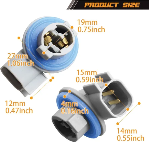 Vista 5 de NDRUSH Enchufes de Luz de Matrícula Arnés de Cableado Conectores de Enchufe de Repuesto Compatibles con Dodge Ram 1500 2500 3500 2003-2018, Paquete