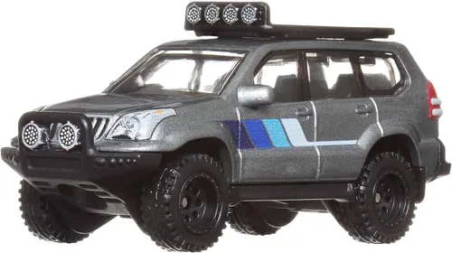 Vista 5 de Hot Wheels HKC70 Cultura Coche Off Road - 2005 Toyota Land Cruiser Prado 【3 años en adelante】
