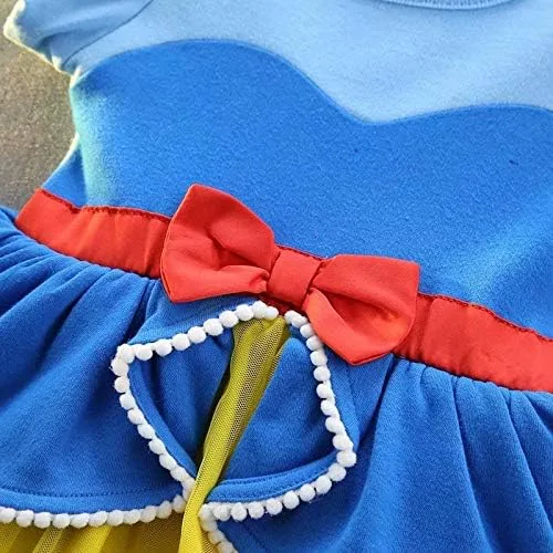 Vista 4 de Disfraz de princesa para bebé, mameluco con diadema
