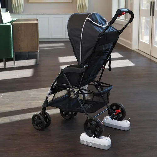 Vista 8 de Accesorio automático para cochecito – Chupete infantil para bebés de 0 a 12 meses – Recargable, control remoto, dos modos relajantes – Solo