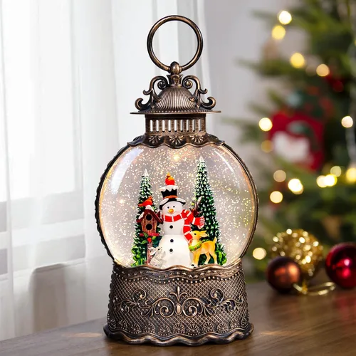 Vista 16 de Regalos conmemorativos para gatos por pérdida de condolencias, globo de nieve con purpurina giratoria automática y temporizador de 6 horas
