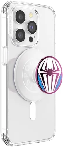 Vista 11 de Agarre para teléfono PopSockets con soporte expandible, agarre adhesivo, esmaltado - Marvel Spiderman