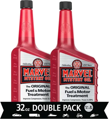 Vista 10 de Marvel Mystery Oil 53835 Tratamiento de motor sintético, elimina y evita la acumulación de lodos y fugas, aumenta la vida útil del motor, extiende