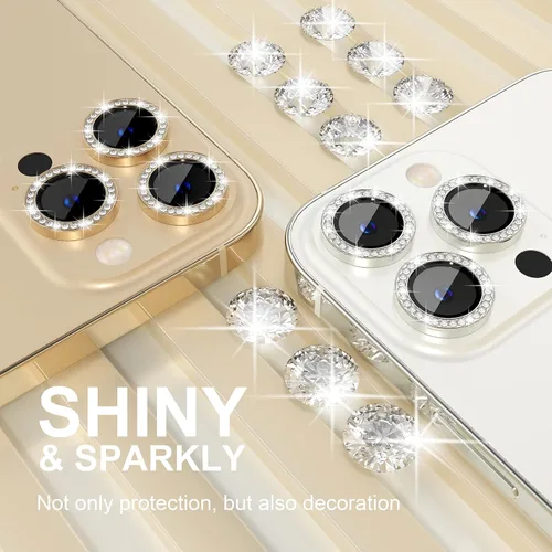 Vista 236 de Choiche Compatible para iPhone 16 Pro/iPhone 16 Pro Max Protector de Lente de Cámara, Vidrio Templado 9H Protector de Pantalla de Cubierta de Cámara