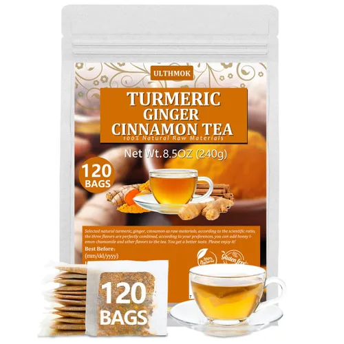 Vista 31 de Bolsas de té de raíz de bardana premium, 60 bolsas de té/6.4 onzas, té de bardana 100% natural, sin aditivos, sin cafeína.