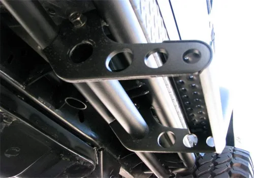 Vista 2 de RealTruck RKR escalones desmontables (se venden en pares) Negro texturizado JPTS32 Compatible con todos los rieles RKR de RealTruck