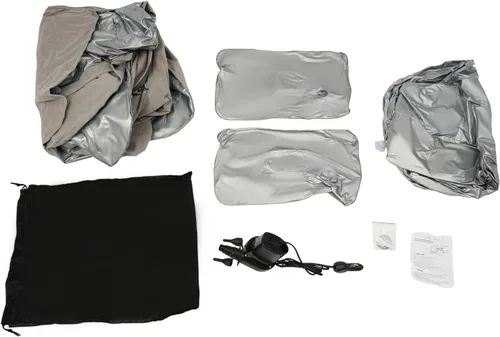 Vista 7 de Colchón inflable de aire para coche, cama de viaje para automóvil de 5.71 x Gris