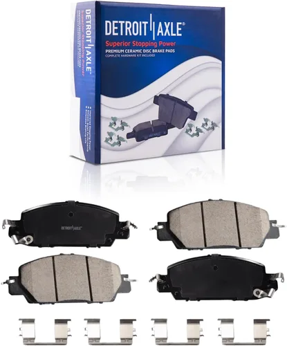 Vista 16 de Detroit Axle - Zapatas de freno traseras para Chevrolet Aveo Aveo5 Spark Pontiac G3 Suzuki Swift+ Reemplazo de zapatas de freno semimetálicas