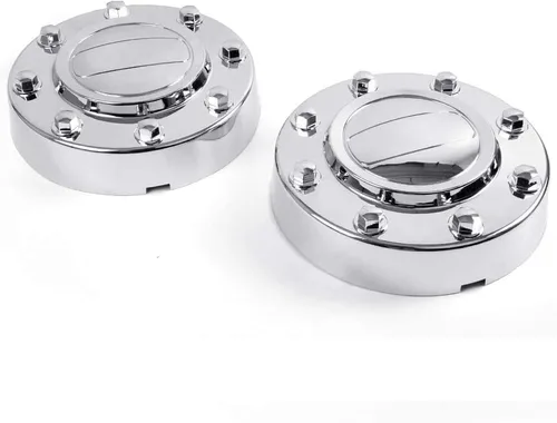 Vista 11 de PIT66 Tapacubos centrales de rueda de 8 lengüetas, compatibles con Chevy Silverado GMC Sierra 1500/99-08 Silverado Sierra 2500/00-08 Suburban/ 02-06