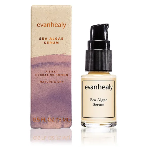 Vista 2 de evanhealy Sea Algae - Suero antiarrugas para pieles sensibles Suero facial ligero y reafirmante antienvejecimiento Suero facial con ácido