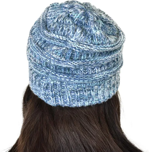 Vista 45 de C.C Trendy Warm Chunky Soft Stretch Cable Knit Beanie