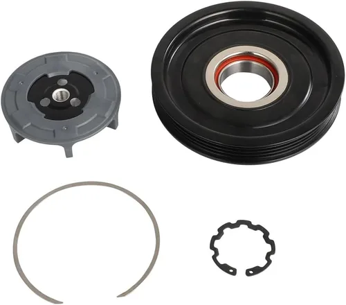 Vista 52 de CCIYU Embrague del compresor de aire acondicionado 2016-2018 para Fiat 500X 2.4L 2015-2021 para Jeep Renegade 2.4L AC Compresor para automóvil