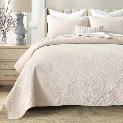 Vista 8 de Edredones Amarillos Tamaño Queen, Juego de Ropa de Cama de Algodón, Edredón Amarillo Gris Blanco, Ropa de Cama Rayada Tamaño Queen, Edredón de Lujo