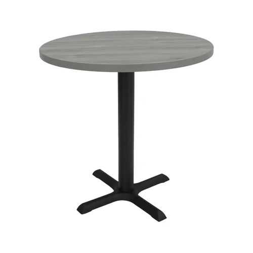 Vista 8 de Factory Direct Partners Mesa redonda tipo bistró de 30 pulgadas, mesa de comedor moderna, café, mesa de cóctel para espacios pequeños, parte Madera