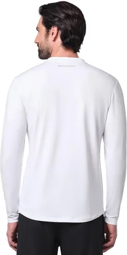 Vista 16 de Coolibar Camiseta de manga larga con protección solar UPF 50+ para hombre