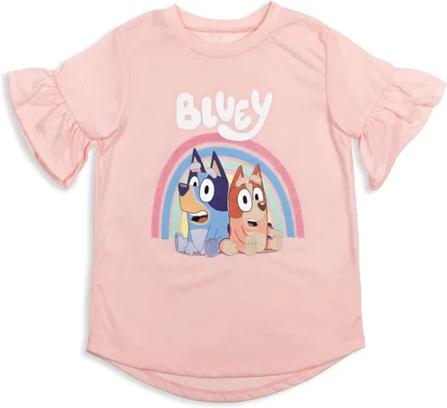 Vista 2 de Bluey Conjunto de 3 piezas para niñas de Bingo con leggings y coletero