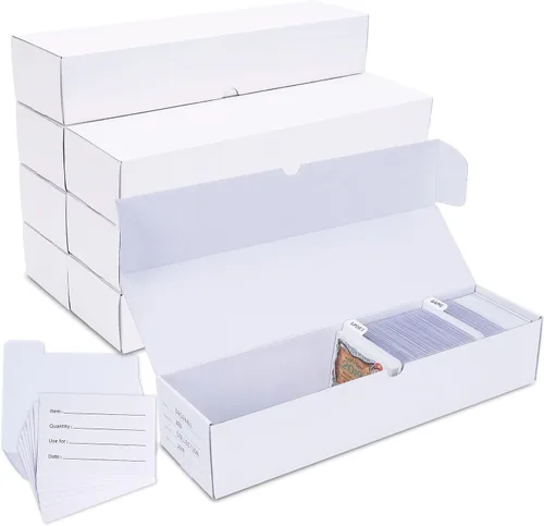 Vista 8 de Caja de almacenamiento de tarjetas intercambiables, paquete de 12, 600