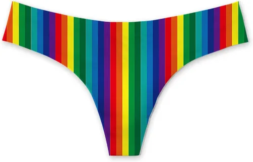Vista 2 de Coloranimal Sexy 3D Animal Gato Perro Impreso G String Bragas para Mujeres Ropa