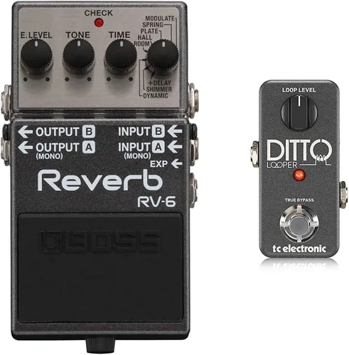 Vista 6 de Boss RV-6 pedal de reverberación digital