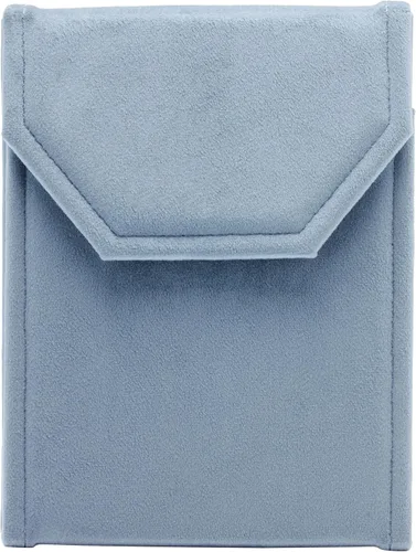Vista 8 de Collar de terciopelo Joyería Carpeta de viaje Estuche de almacenamiento (Beige)