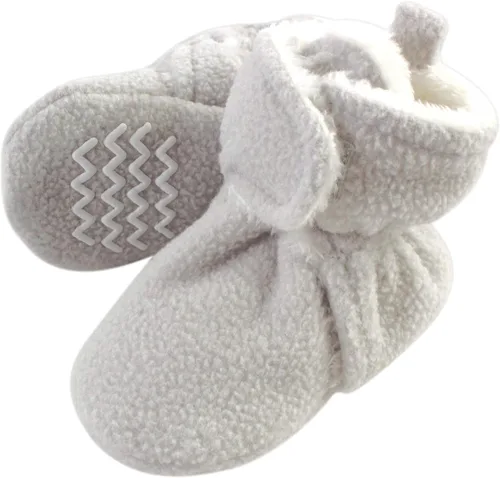 Vista 4 de Hudson Baby Botines unisex de forro polar y sherpa sintético para bebé Oso