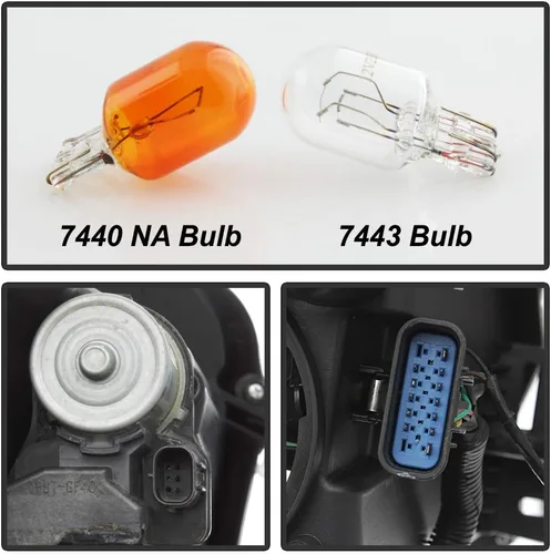 Vista 6 de ACANII - Para faros delanteros 2010-2014 Cadillac SRX [modelo HID Xenon] solo para el lado del conductor