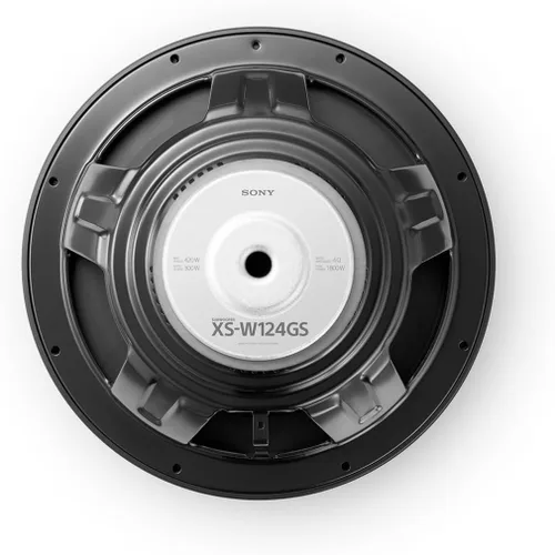 Vista 6 de Sony Subwoofer XS-W124GS de 12 pulgadas, cada uno, 4 ohmios, 420 vatios RMS/1800 vatios máx