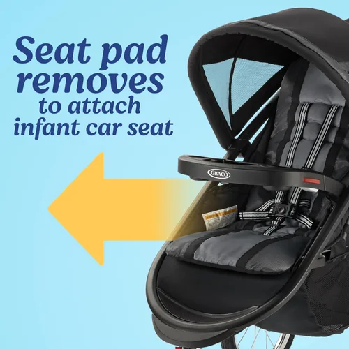 Vista 4 de Graco® Sistema de viaje FastAction Fold Jogger Gotham