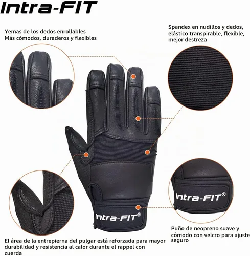 Vista 2 de Goatskin Climbing Gloves, Rescue & Rock 80% piel de cabra