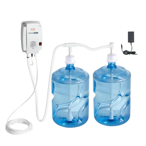 Vista 10 de VEVOR Sistema de bomba dispensador de agua embotellada, sistema de dispensación de 2 x 5 galones, dispensador eléctrico automático de agua, bomba