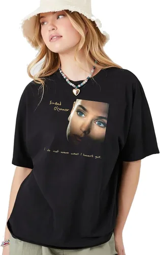 Vista 3 de Sinead O'Connor - Camiseta de vinilo con texto en inglés "About Nothing", para mujer