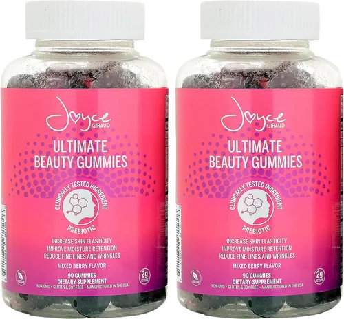 Vista 9 de Joyce Giraud Ultimate Beauty Gommies, suministro para 30 días, apoya la hidratación de la piel y el tono saludable de la piel, 90 gomitas