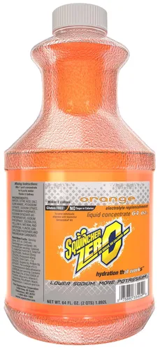 Vista 4 de Sqwincher Zero Mezcla para bebida de reemplazo concentrada con electrolitos, 64 onzas, rendimiento de 5 galones, 6 Electrolyte liquid concentrate