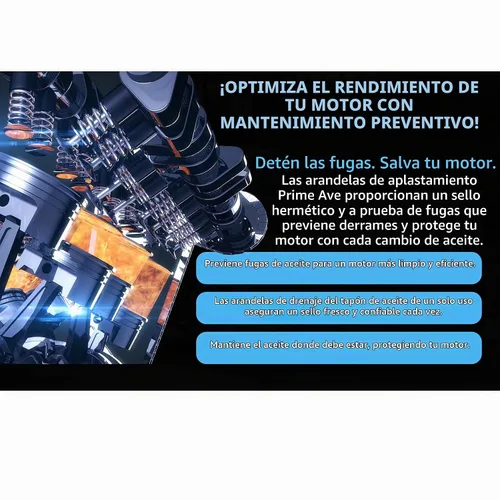 Vista 4 de 5 Arandelas para diferencial trasero y 5 arandelas para tapón de transmisión automática para sello sólido a prueba de fugas - Arandelas