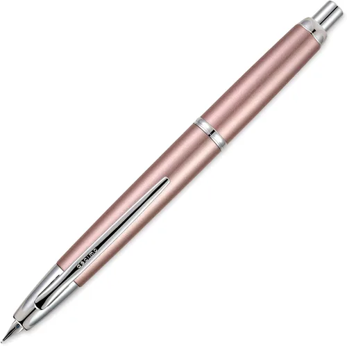 Vista 12 de Decimo pluma fuente retráctil, borgoña, rodio (Burgundy/Rhodium)
