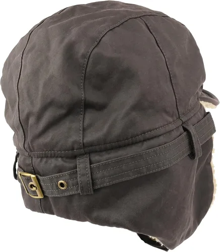 Vista 2 de Gorra de piloto de aviador con forro de sherpa resistente