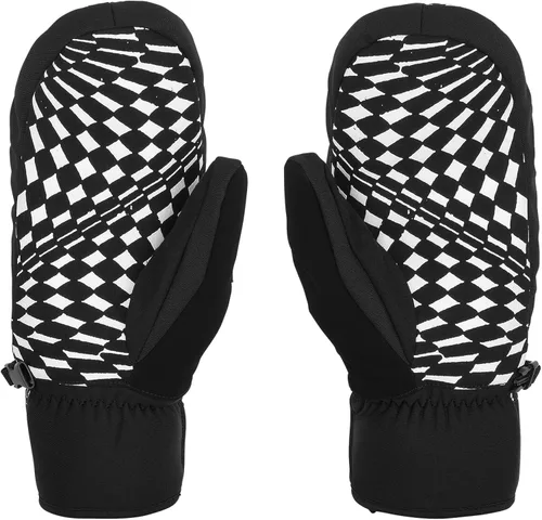 Vista 2 de Volcom Nyle - Manopla de esquí para hombre con aislamiento de tubería y parque, negro (Camo Black)
