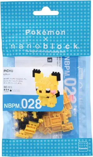 Vista 2 de Nanoblock - Kit de construcción de la serie Pokémon, Pichu [Pokémon]