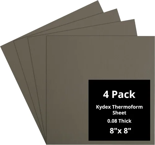 Vista 79 de Kydex Sheets - Solid Color DIY Kit for Crafting Holsters, Sheaths, and Mag Pouches - (8x8, 8x12, 12x12), Premium Thermoform Sheets - Thick, Durable