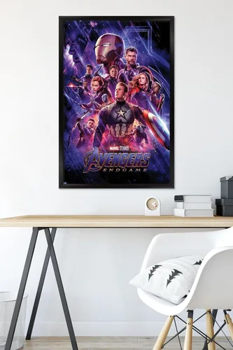 Vista 6 de Trends International 24 x 36 Marvel: Avengers: Endgame - Póster de pared de una hoja, 24 x 36 pulgadas, versión enmarcada en negro