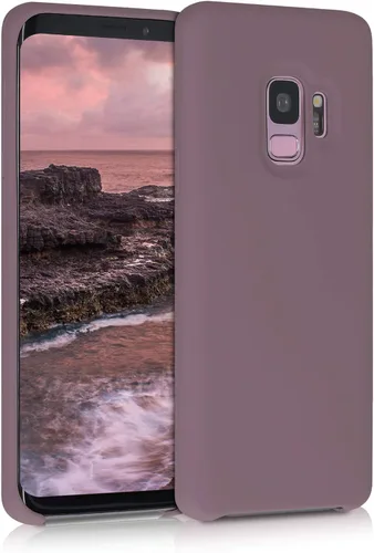 Vista 237 de kwmobile Funda compatible con Samsung Galaxy S9 - Funda de silicona TPU con acabado suave - Blue Reef