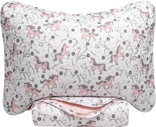 Vista 7 de Sweet Home Collection Juego de edredón de 3 piezas para niños, divertido, colorido y cómodo, para niños y niñas, ropa de cama suave hipoalergénica