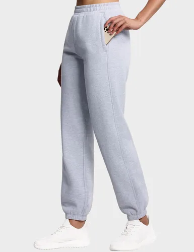 Vista 5 de THE GYM PEOPLE Pantalones deportivos de forro polar para mujer con bolsillos