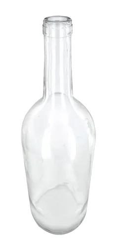 Vista 2 de Botellas transparentes de 1.5 litros/burdeos, 6 por caja